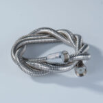 Shower Hose With ABS Connection and Brass Nut - Polish