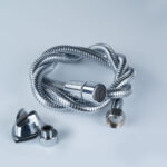 Toilet hose With ABS Connection and Brass Nut - Chrome